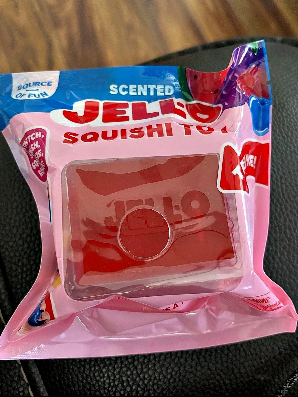 Incredible Novelties Jell-o Squishy Toy Scented Red